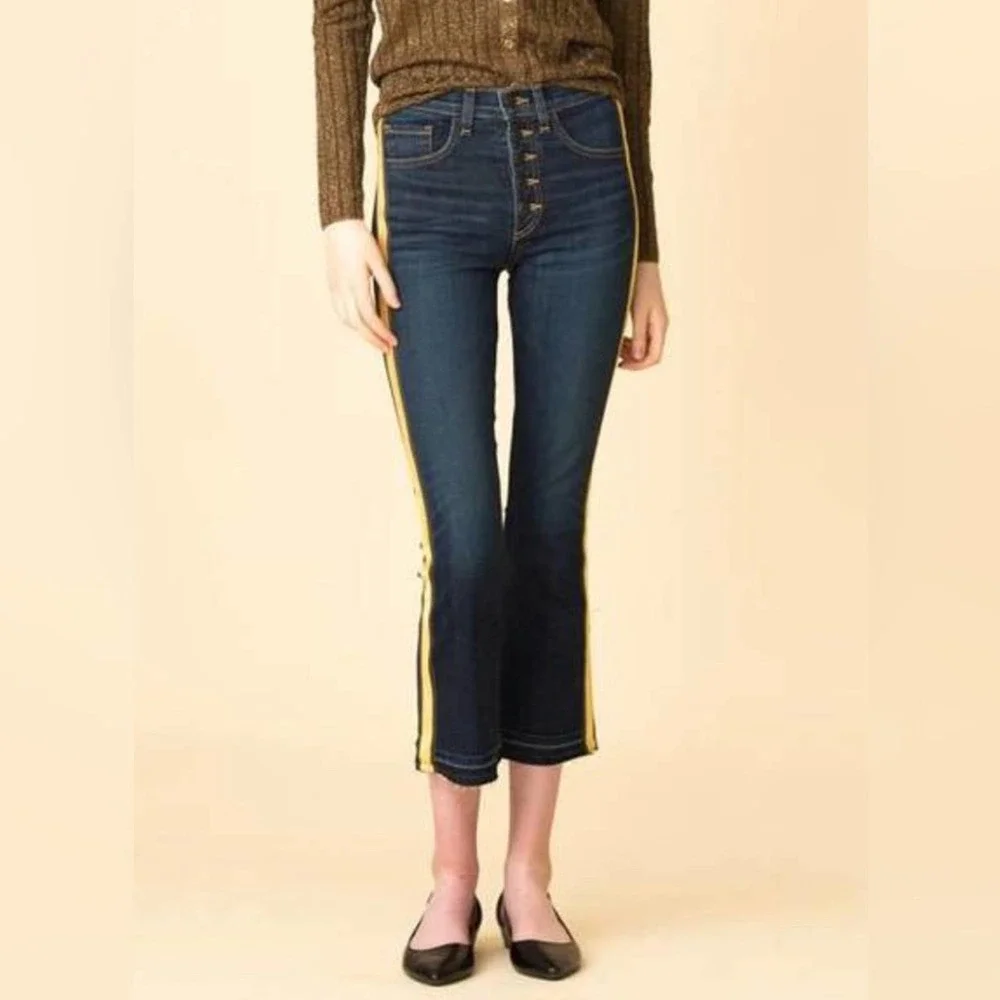 Veronica Beard Carolyn Baby Bootcut Jeans High Rise - Picture 1 of 8